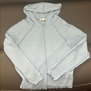 BKE Light Blue Kids Hooded Sweater